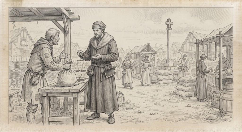 A drawing of factor at work